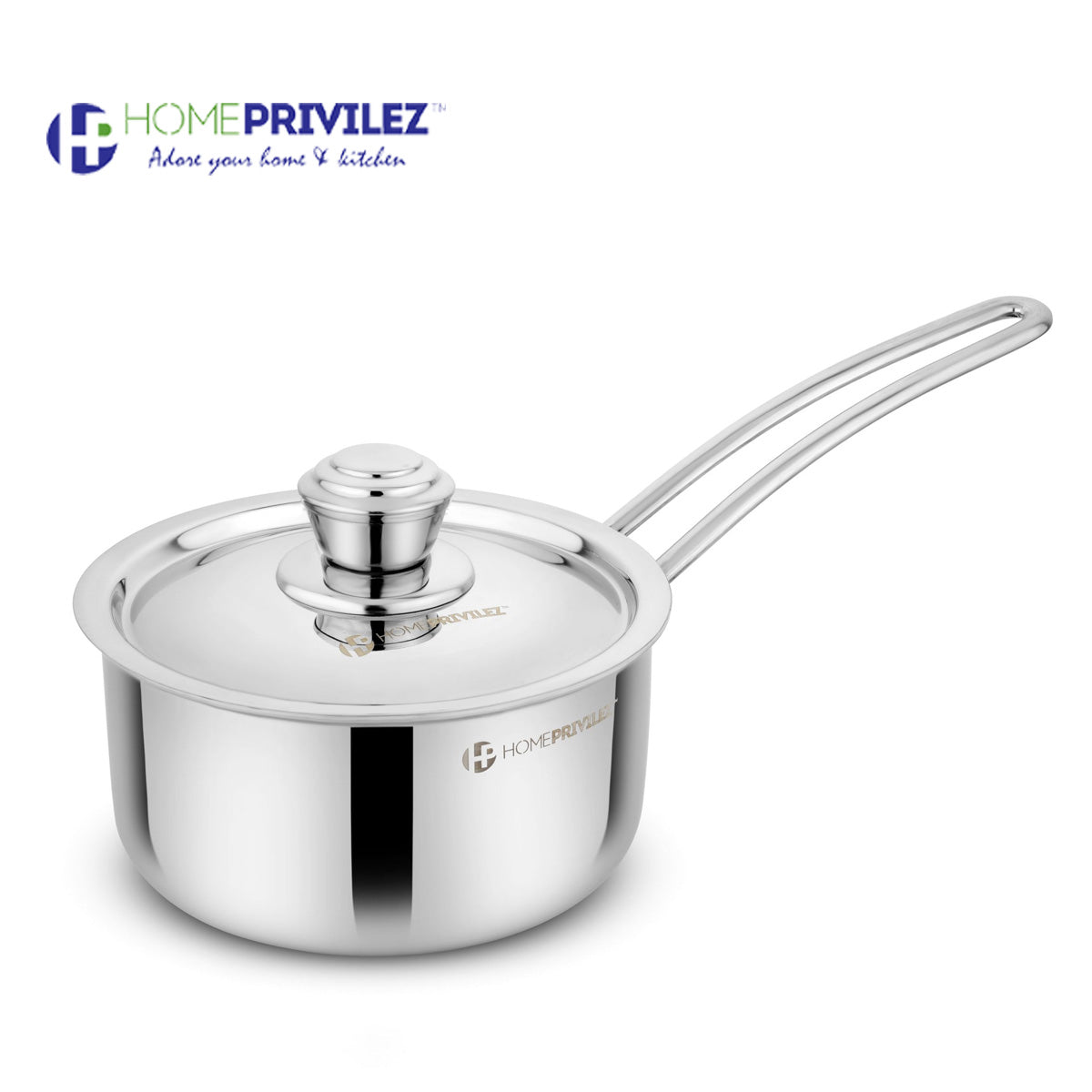 Stainless Steel Triply Saucepan with SS Lid